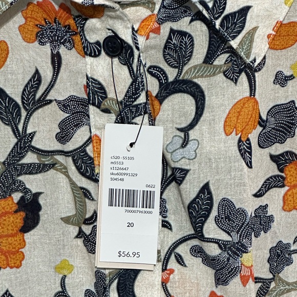 Lane Bryant Seeveless Button Down Peplum - Picture 3 of 4